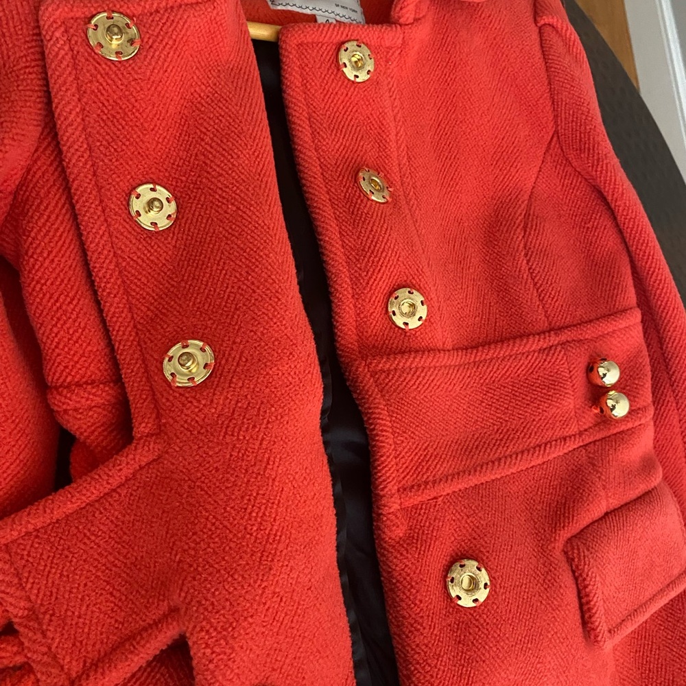 Milly Red Jacket with Gold Buttons - Picture 5 of 11